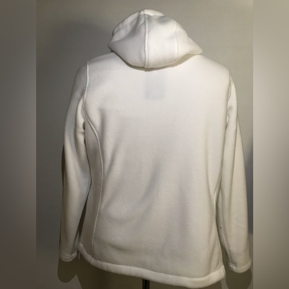 New Balance [XL] Branded White Full-Zip Fleece Jacket - Picture 4 of 15